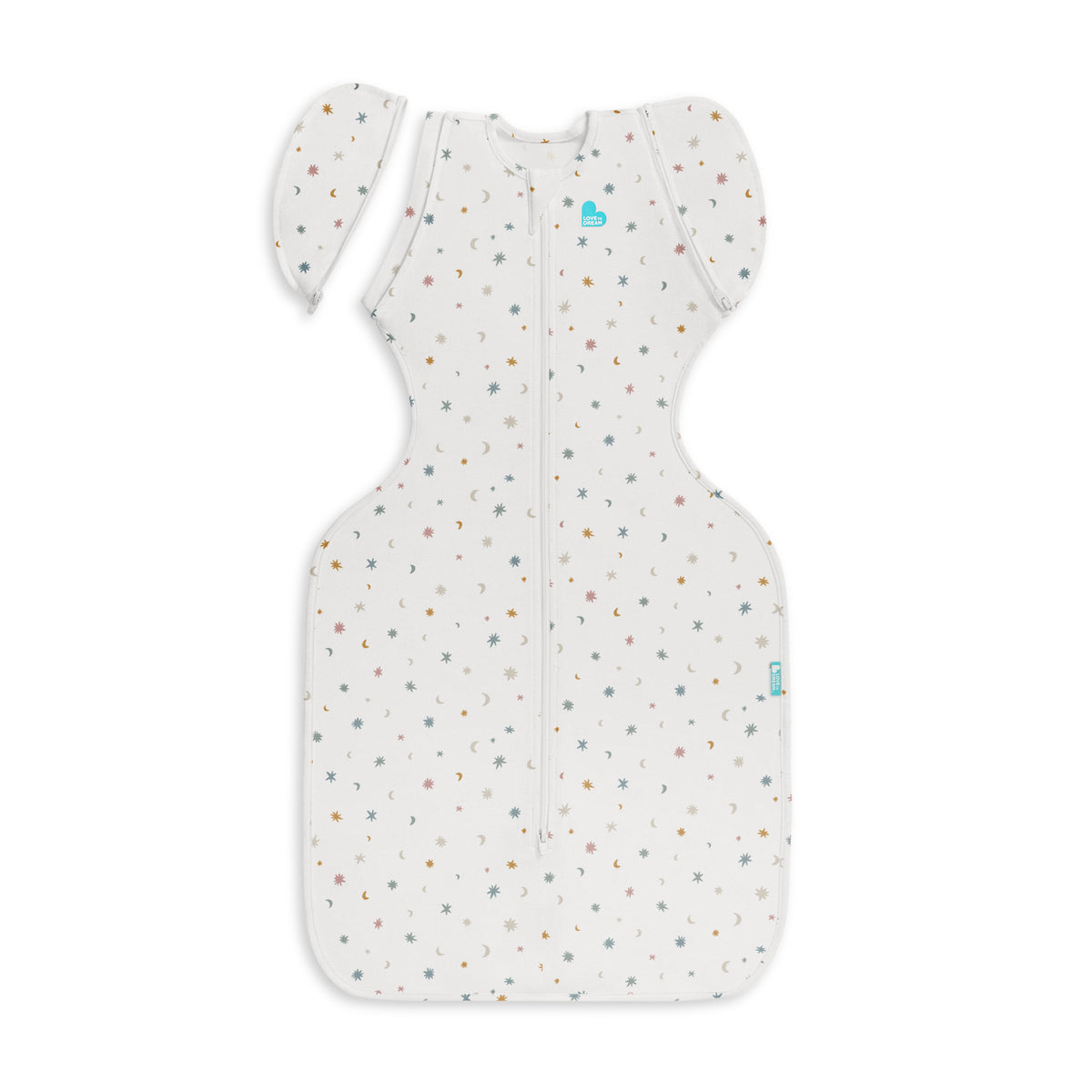Love To Dream Transition Bag 0.2 tog Organic Cotton White Starlight