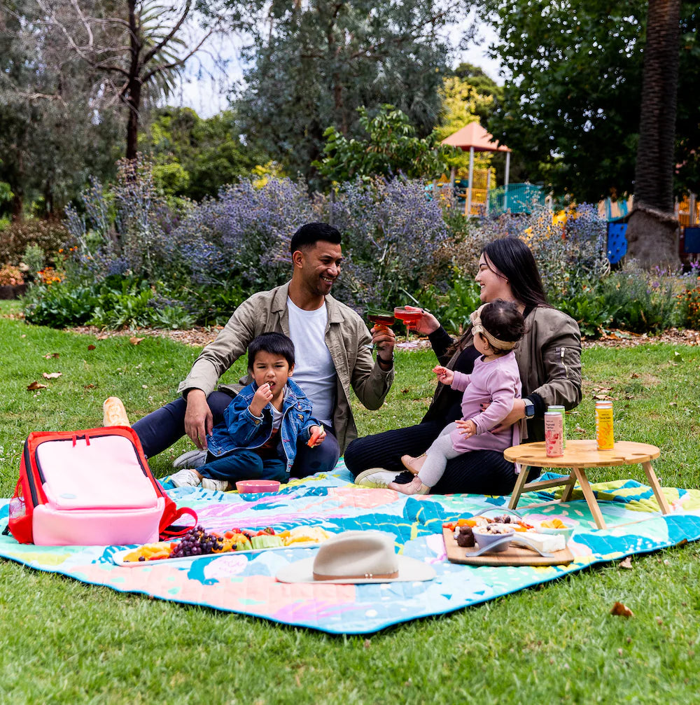 Rudie Nudie Flamingo A Go Go Picnic Rug