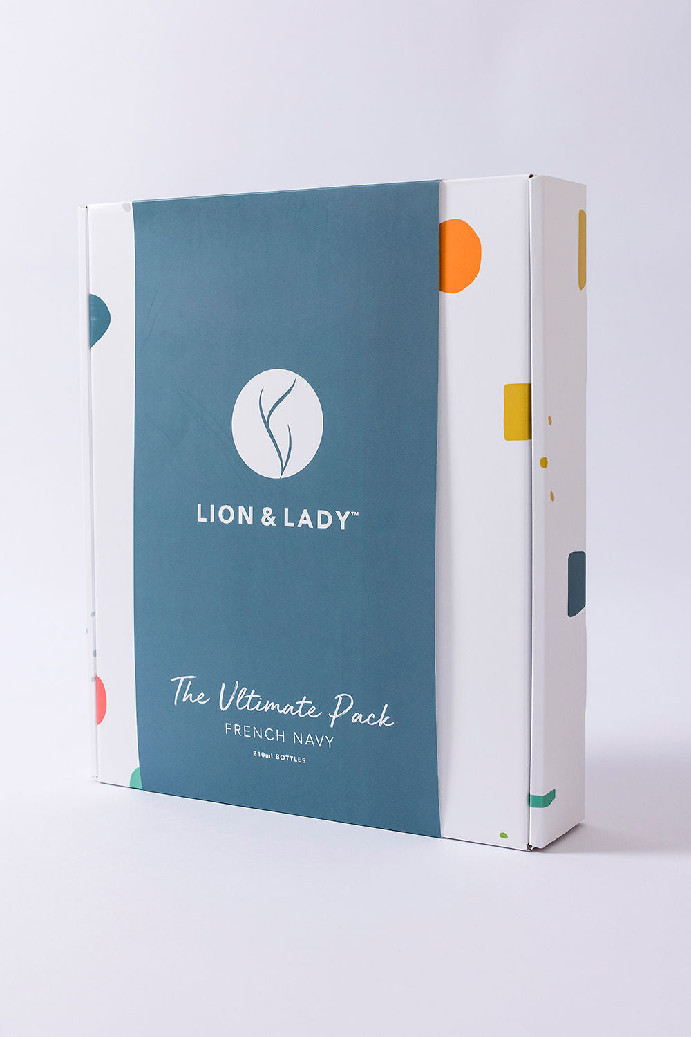 Lion and Lady Ultimate Pack with 210ml Bottles Navy
