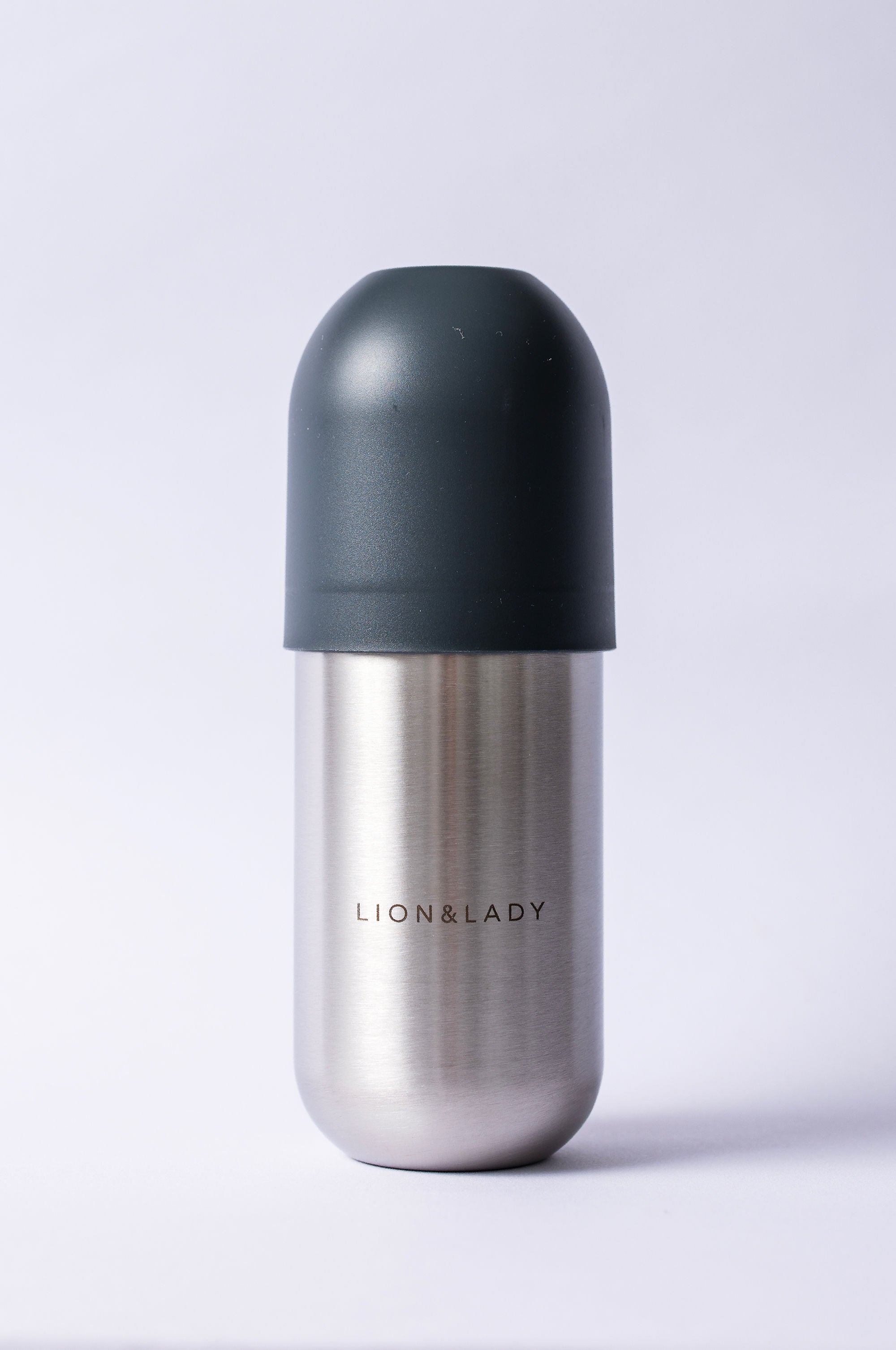 Lion and Lady 350ml Stainless Steel Baby Bottle French Navy