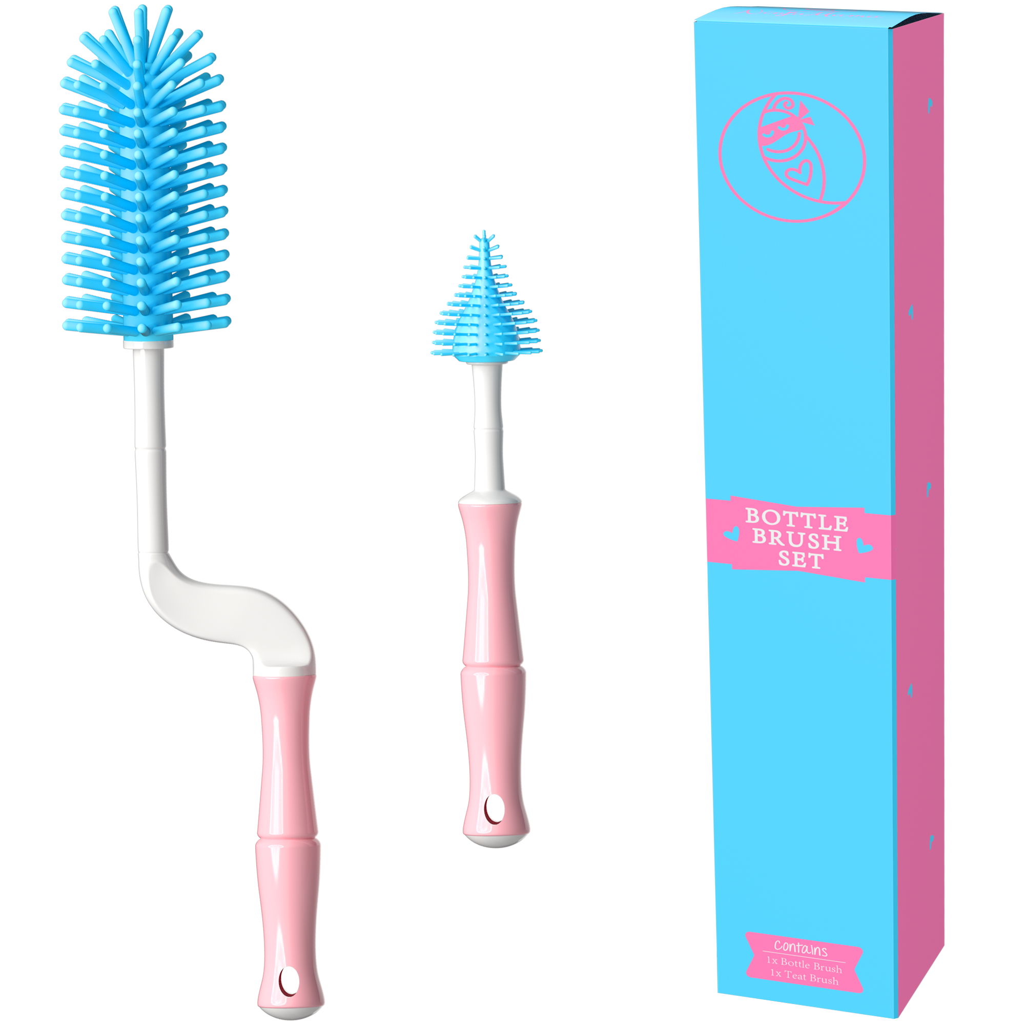 Ninja Mama Bottle Brush Set