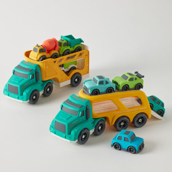 Jiggle & Giggle BioPlastic Vehicle Carrier Set