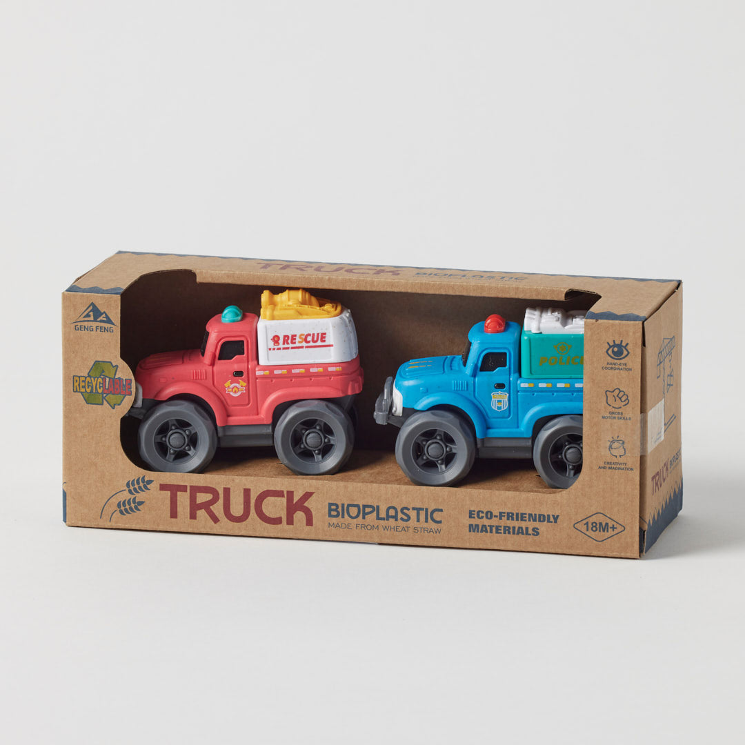 Jiggle & Giggle Bioplastic Utility Truck Set