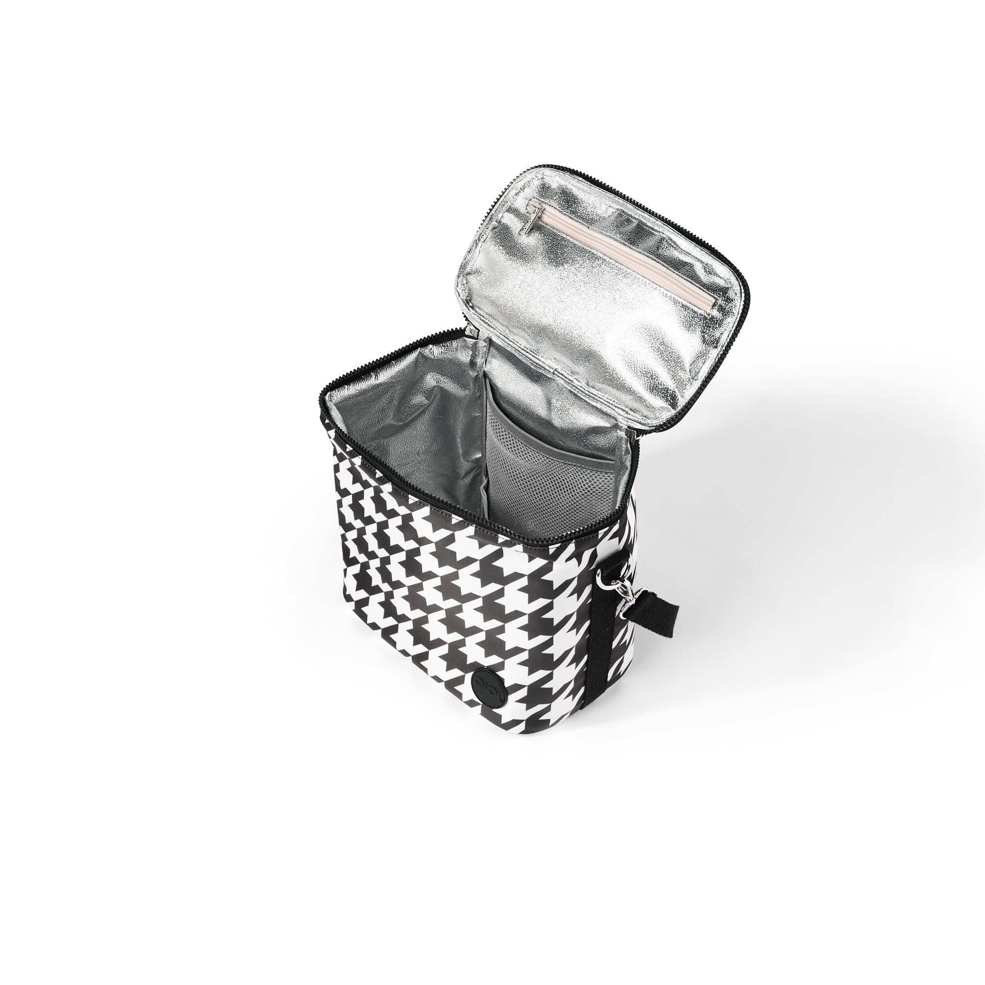 Oioi Midi Insulated Lunch Bag - Houndstooth