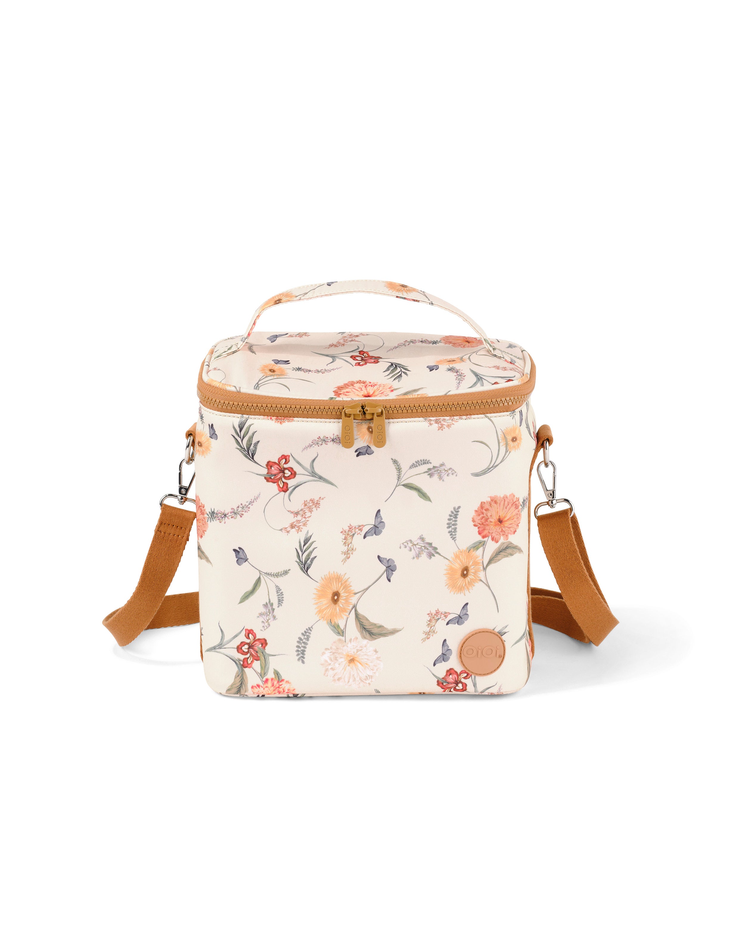 OiOi Midi Insulated Lunch Bag - Wildflower