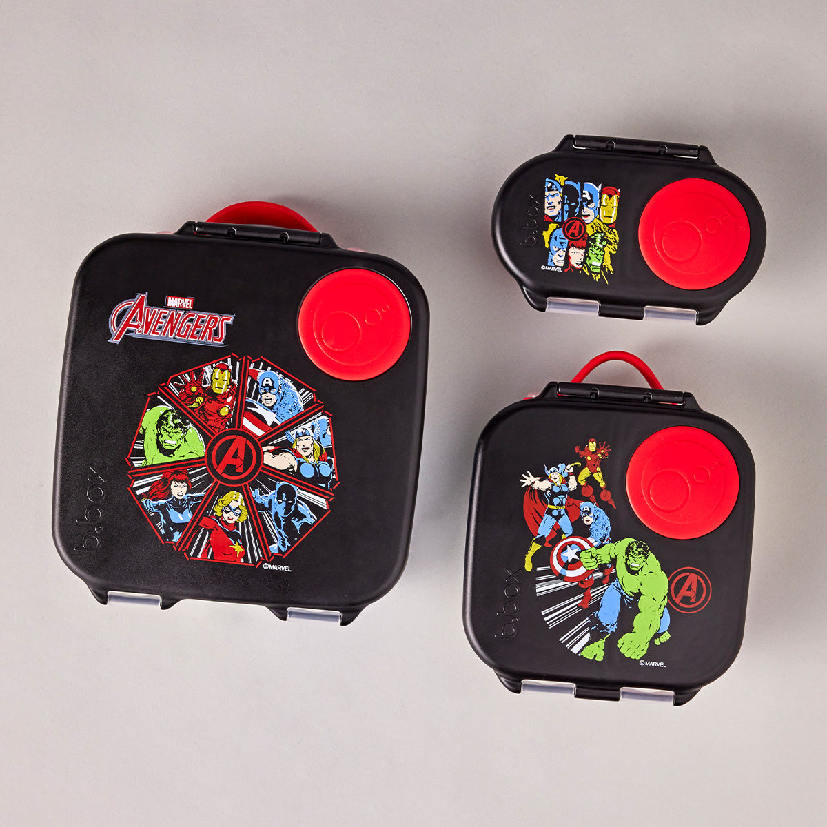 b.box Lunchbox Marvel Avengers Set of 3