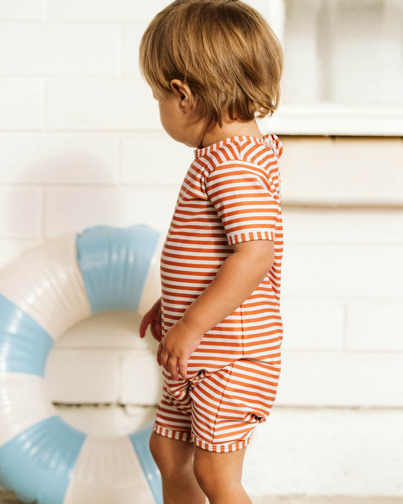 Harvey Stripe SS Rash Suit