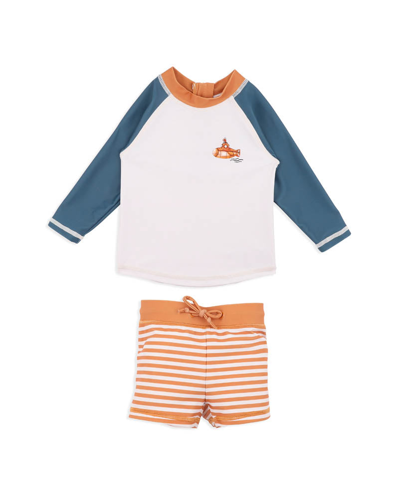 Harvey LS Rashie and Trunk Set