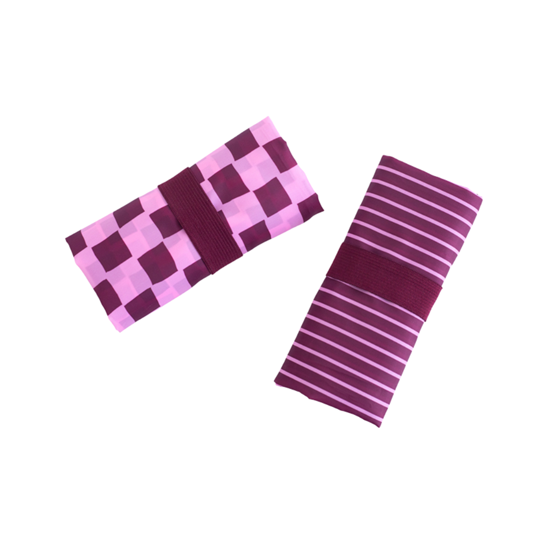 MontiiCo Shopper Bag 2 Pack Ruby