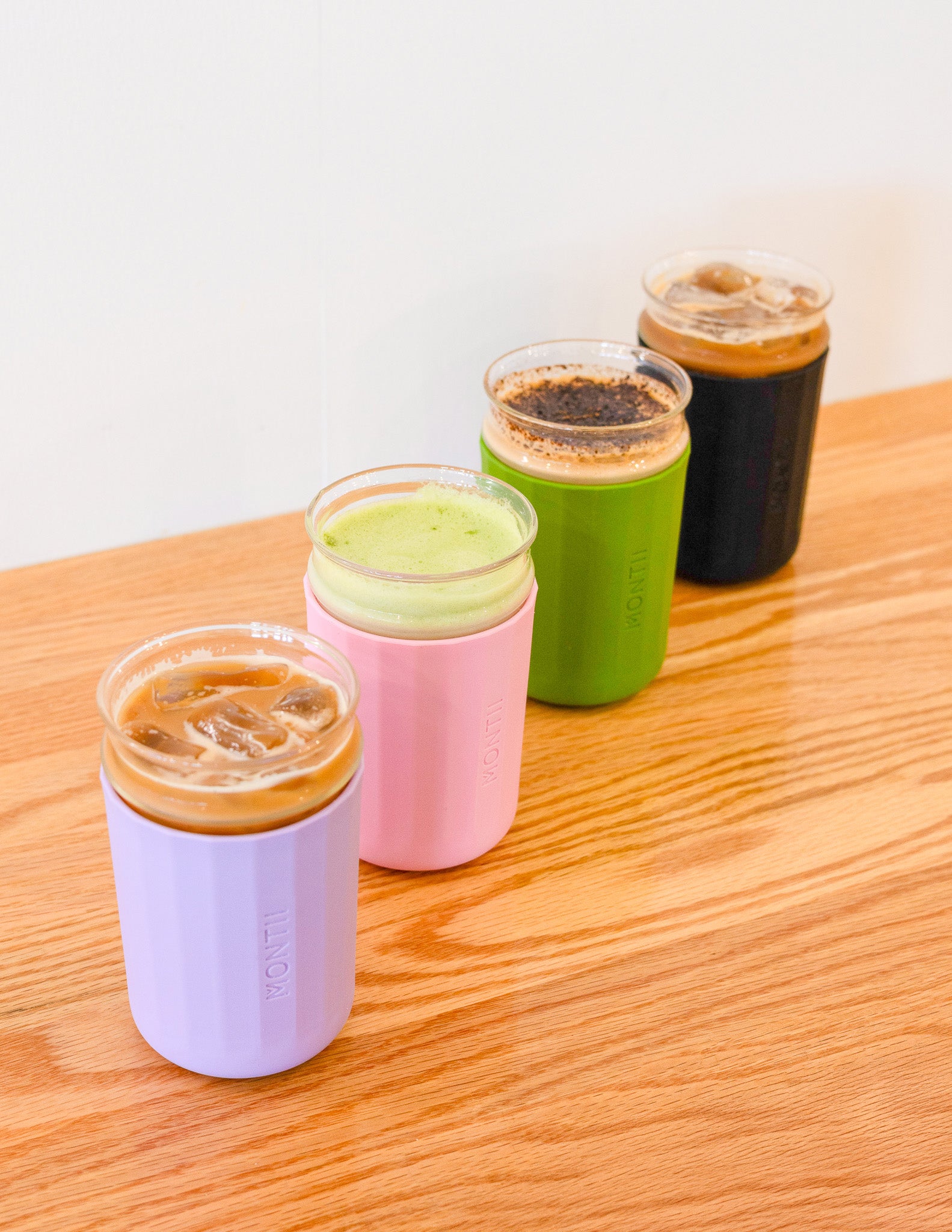 MontiiCo Brew Glass Coffee Cup - Lilac