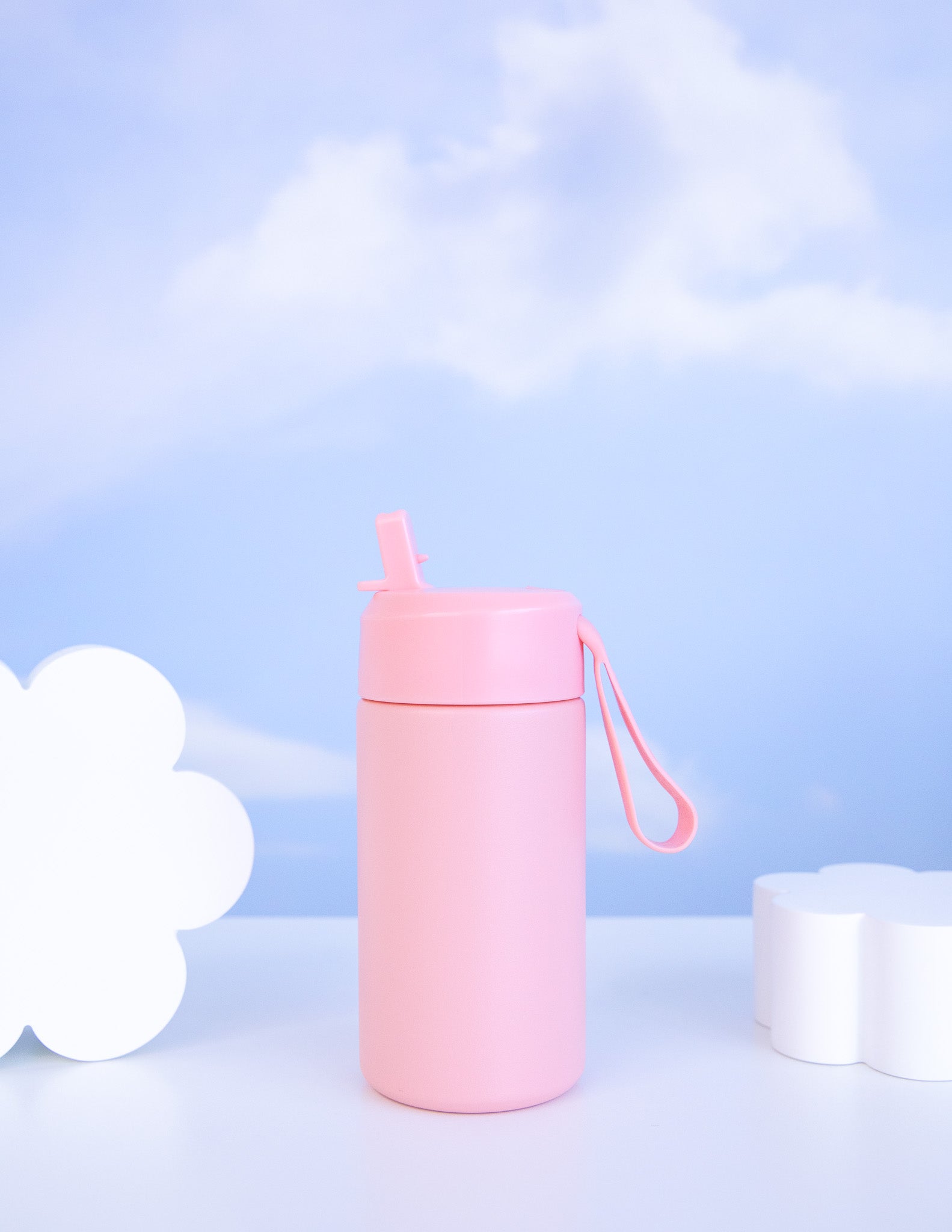 MontiiCo Fusion 350ml Drink Bottle Sipper - Camellia