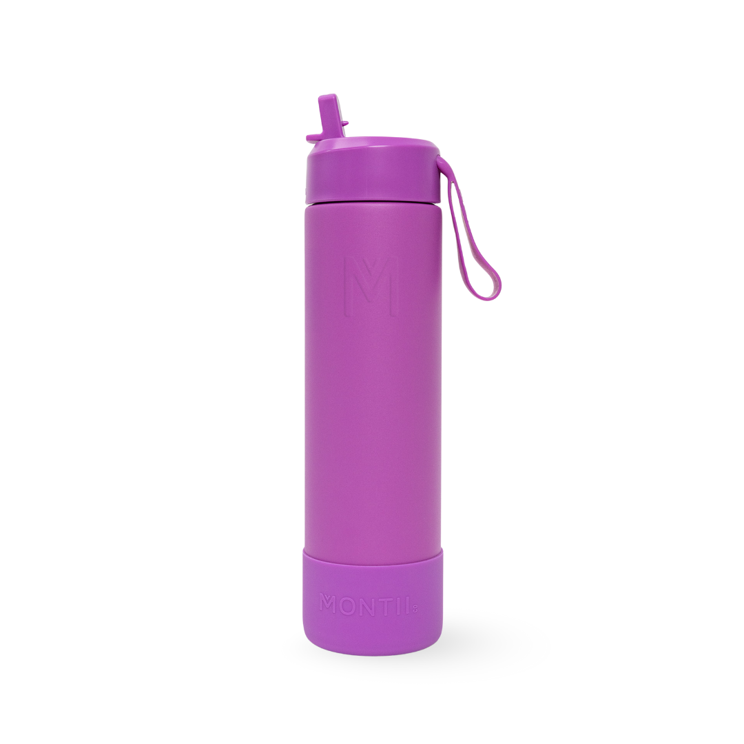 MontiiCo 700ml Drink Bottle Sipper - Fuchsia
