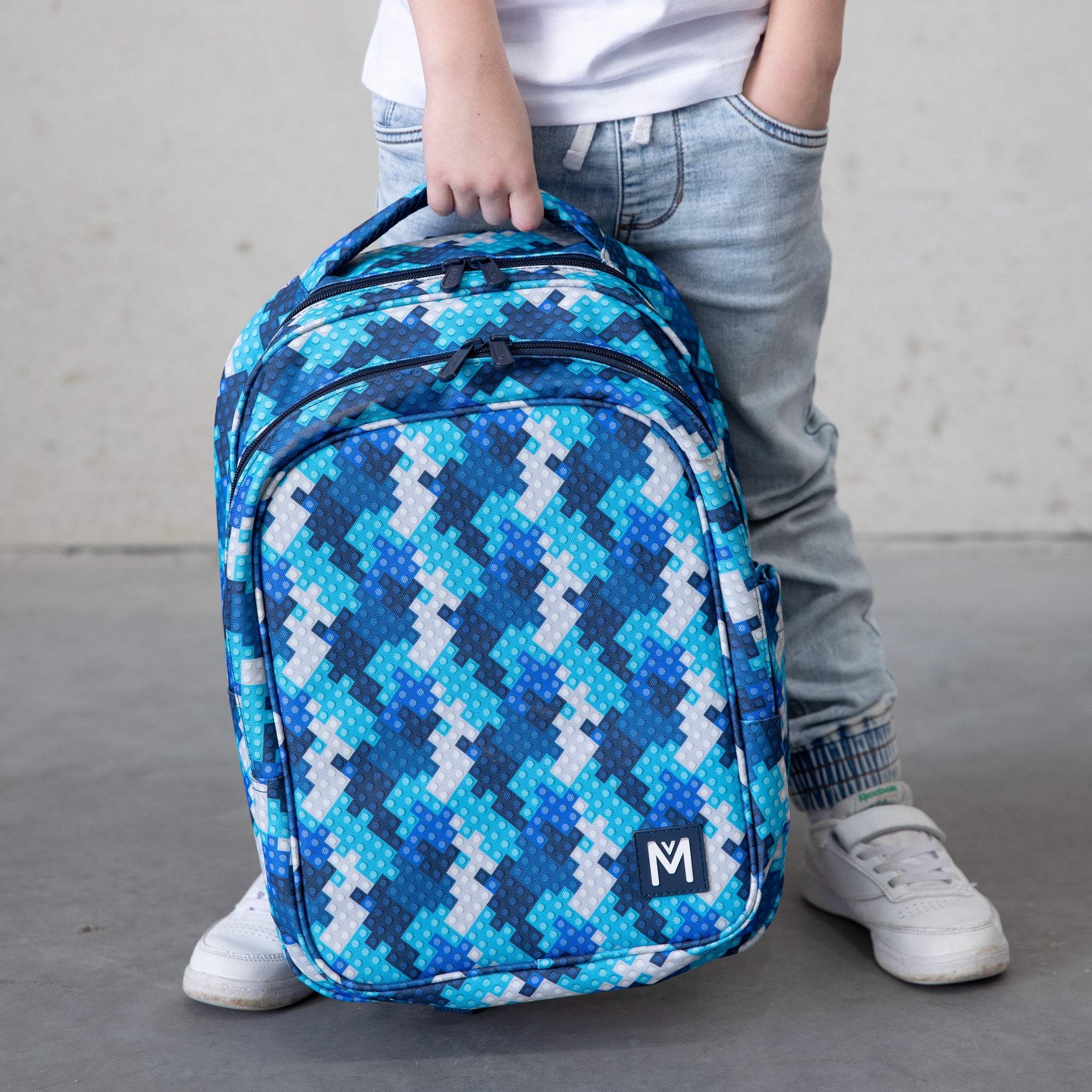 MontiiCo Junior Backpack - Block Land