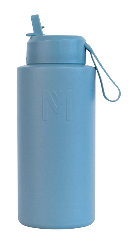MontiiCo Fusion 1lt Drink Bottle Sipper - Stone