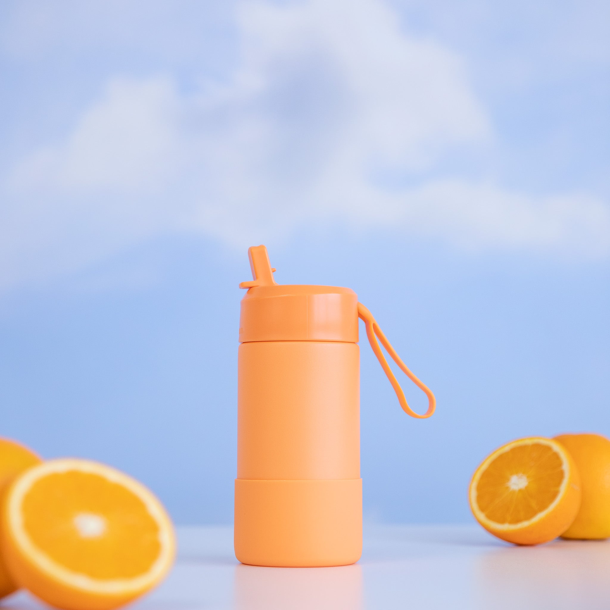 MontiiCo Fusion 350ml Drink Bottle Sipper - Tangerine