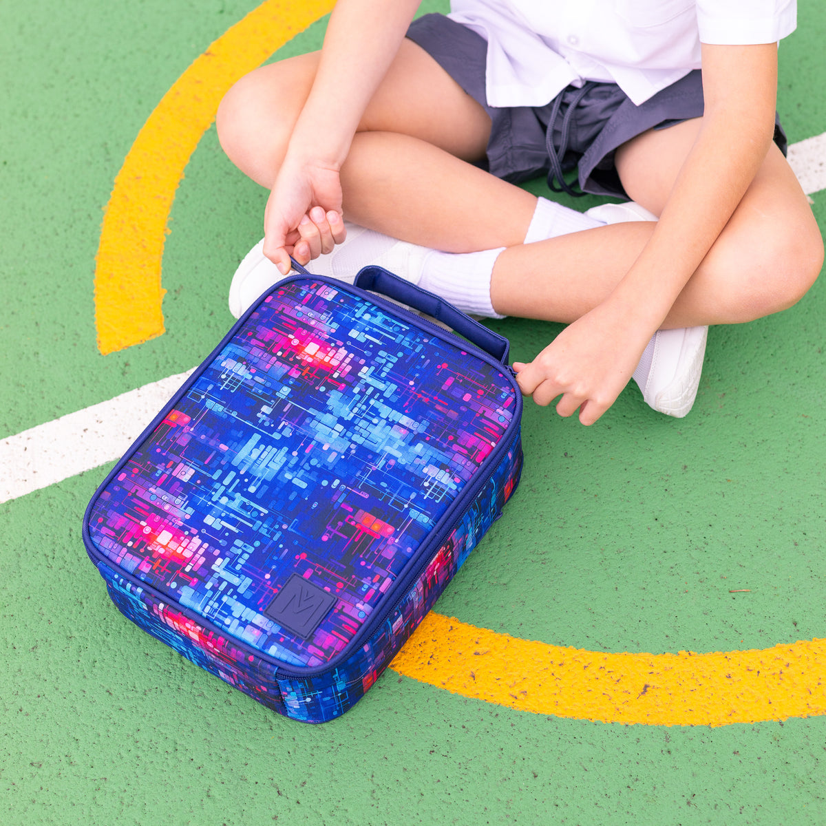 MontiiCo Large Insulated Lunch Bag Cosmos