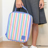 MontiiCo Large Insulated Lunch Bag Fruity Stripe