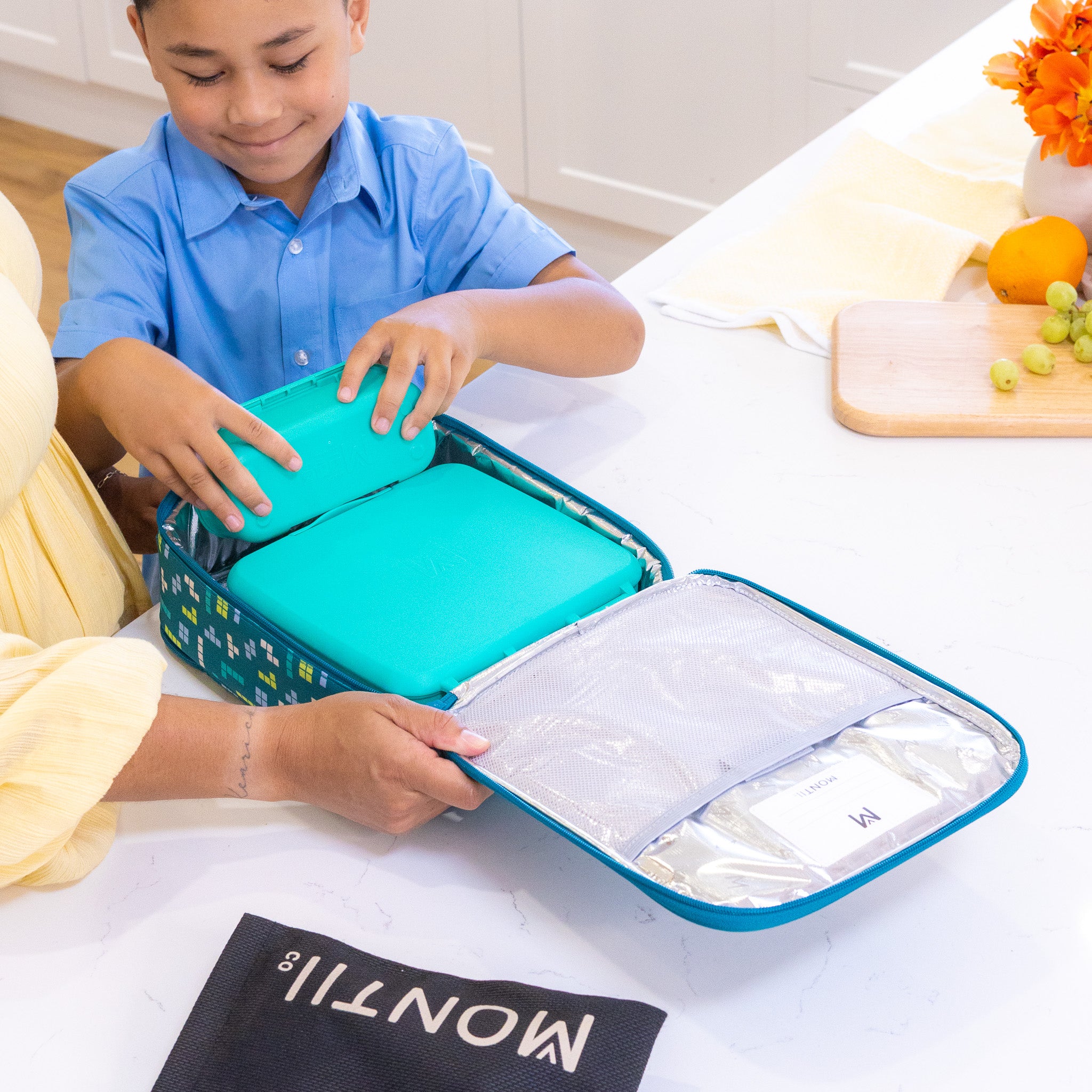 MontiiCo Large Insulated Lunch Bag Stacker