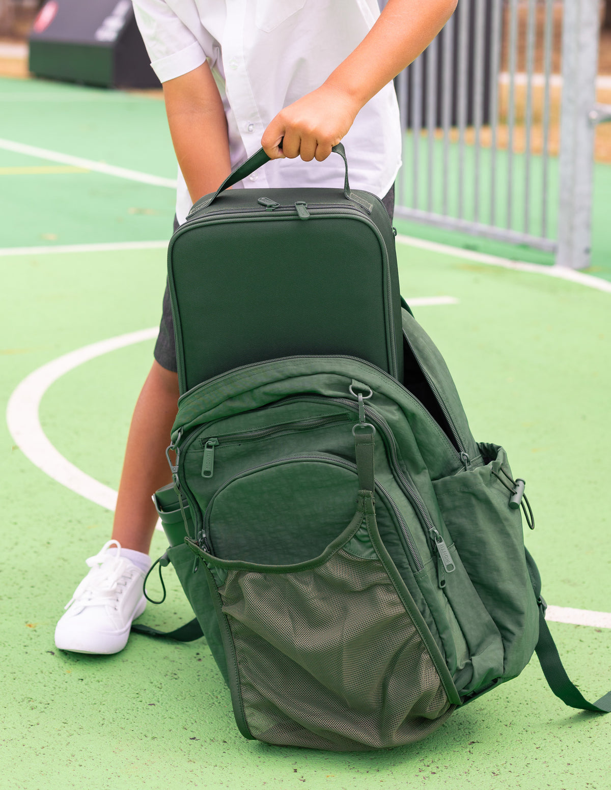 MontiiCo Sports School Bag Khaki
