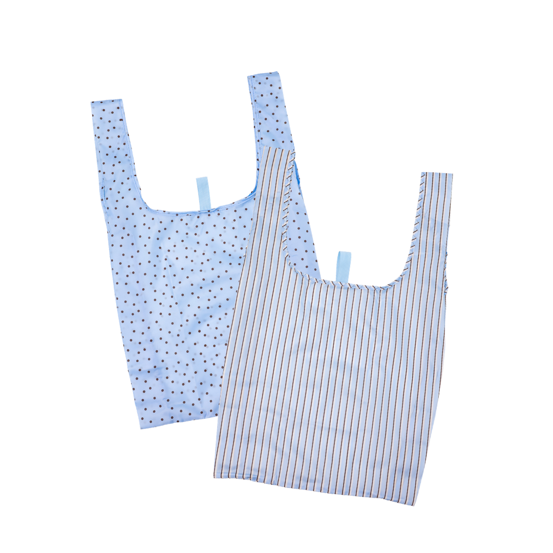 MontiiCo Shopper Bag 2 Pack Cornflower