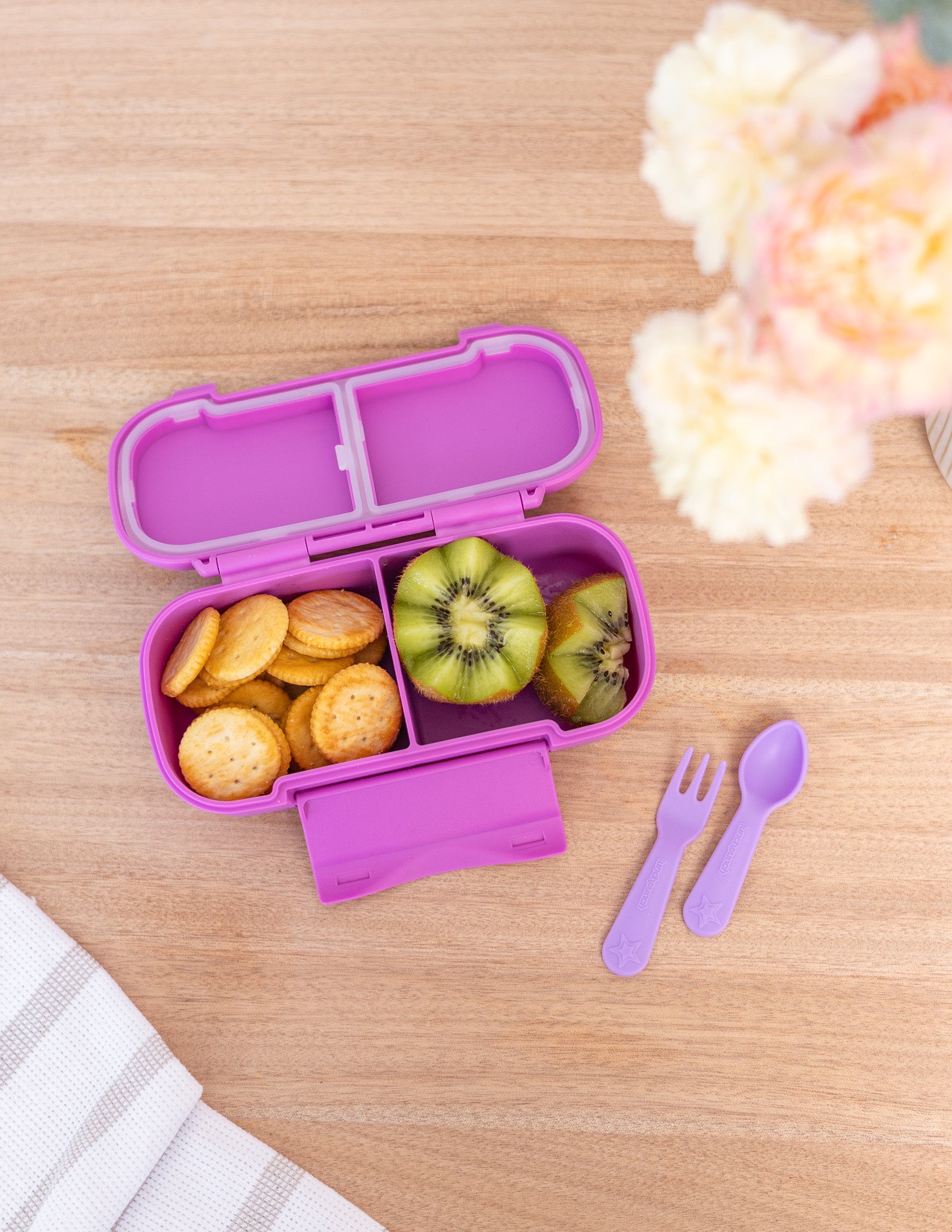 MontiiCo Snack Lunch Box - Fuchsia