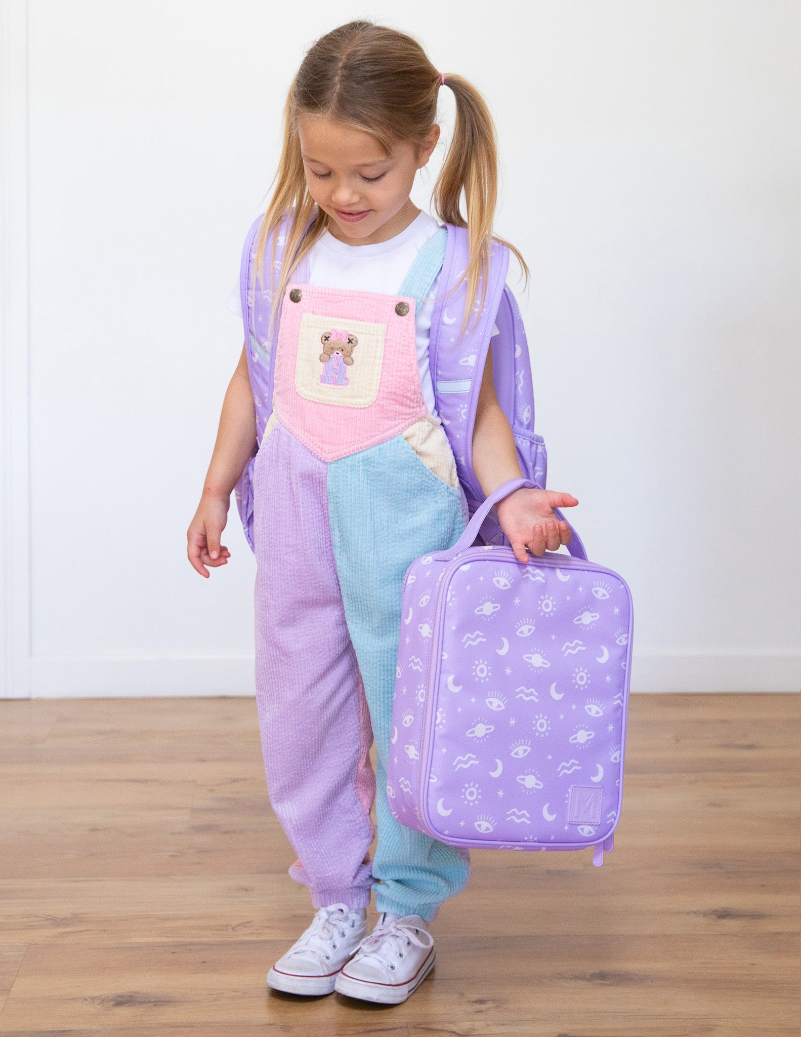 MontiiCo Large Inuslated Lunch Bag - Cosmic Bloom