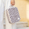 MontiiCo Large Insulated Lunch Bag Cream Leopard