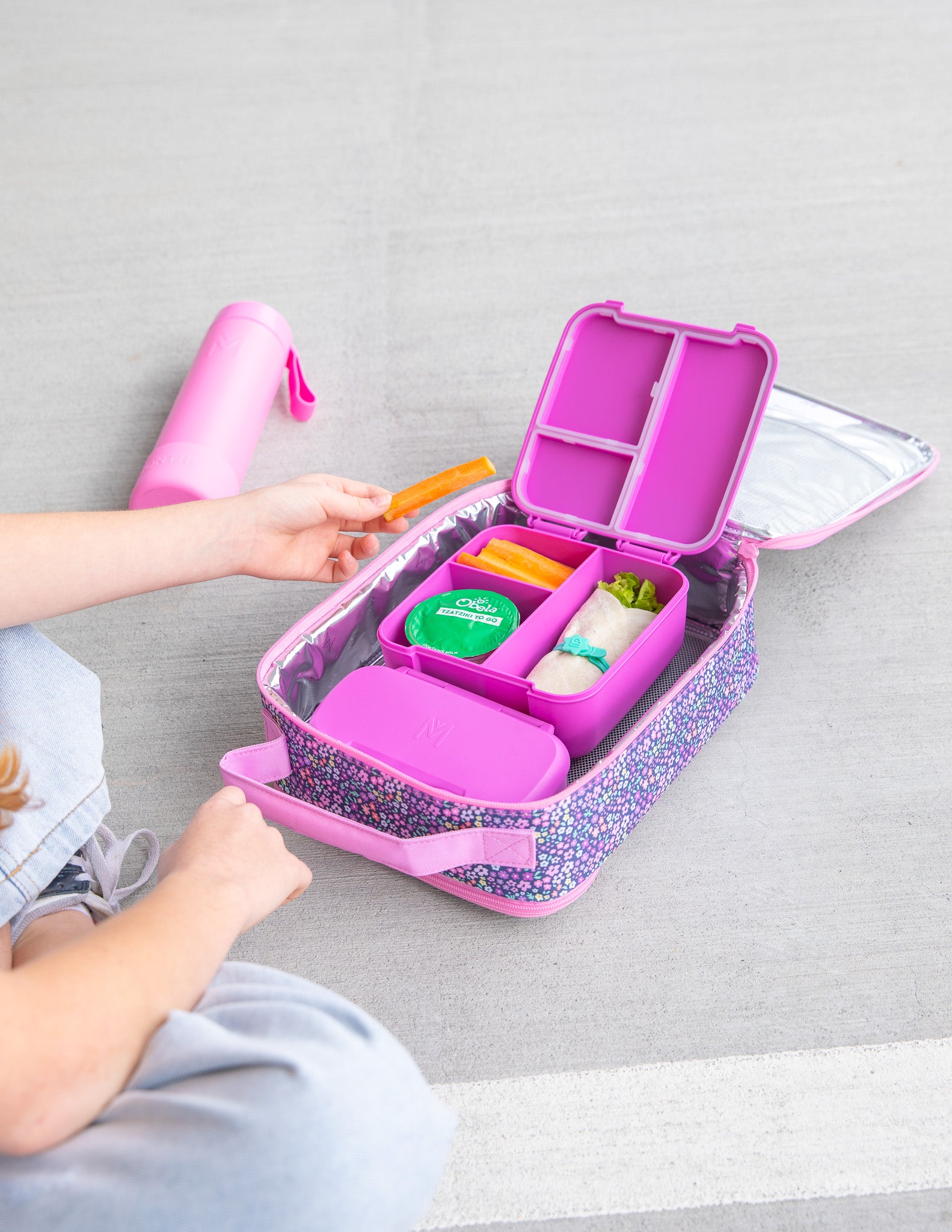 Montiico Large Insulated Lunchbag Meadow