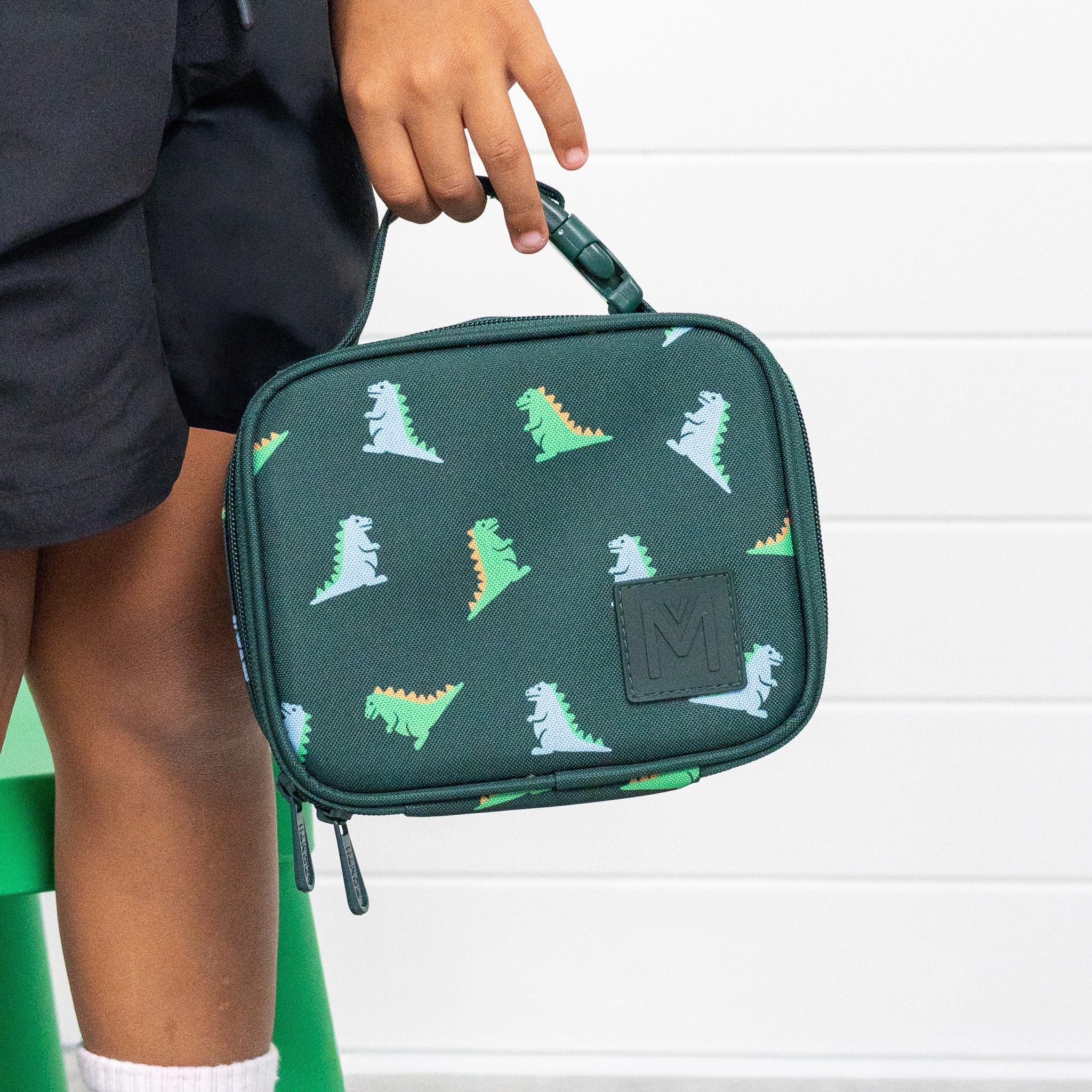 Montiico Mini Insulated Lunchbag with Clip Dinosaur