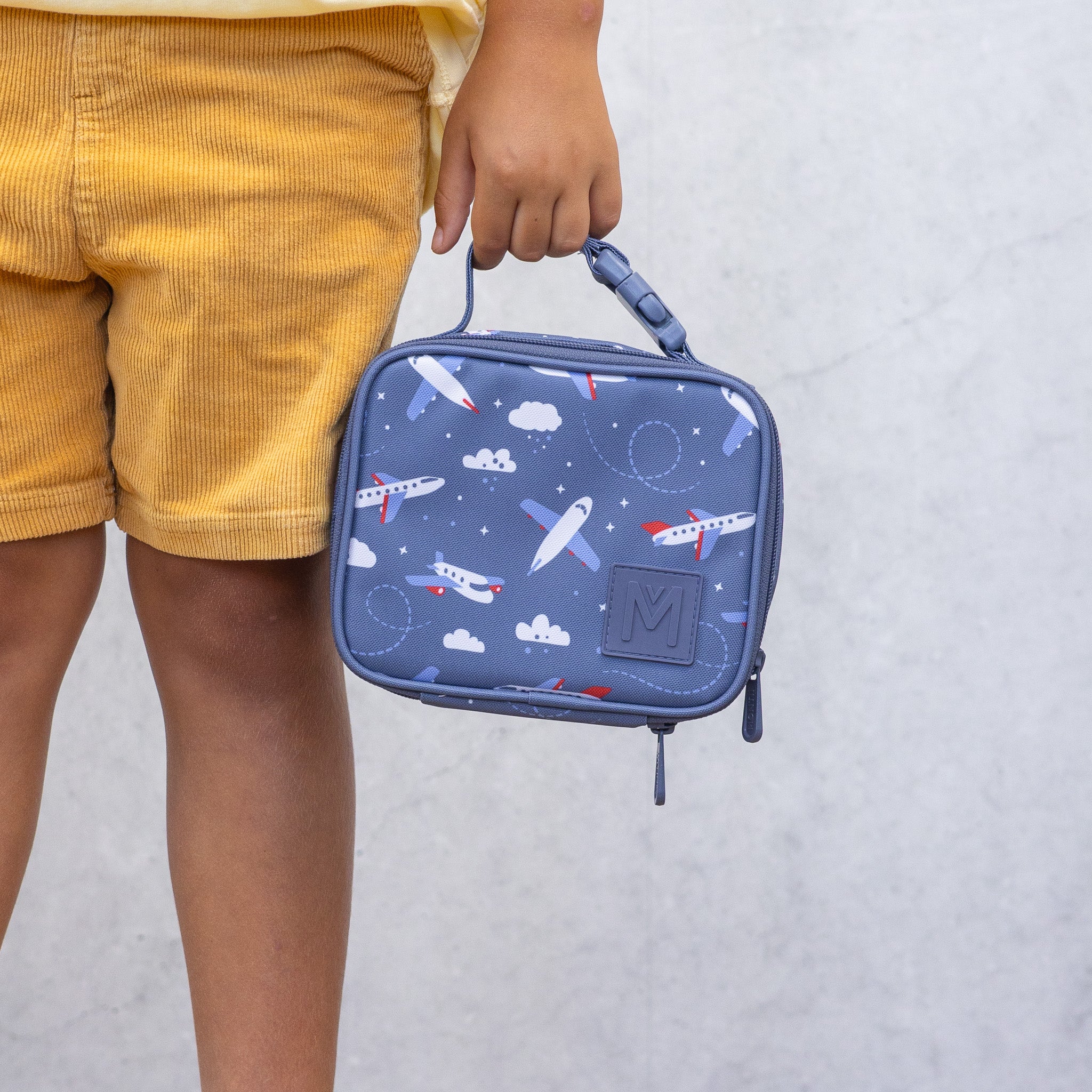 MontiiCo Mini Insulated Lunch Bag with Clip Jetset