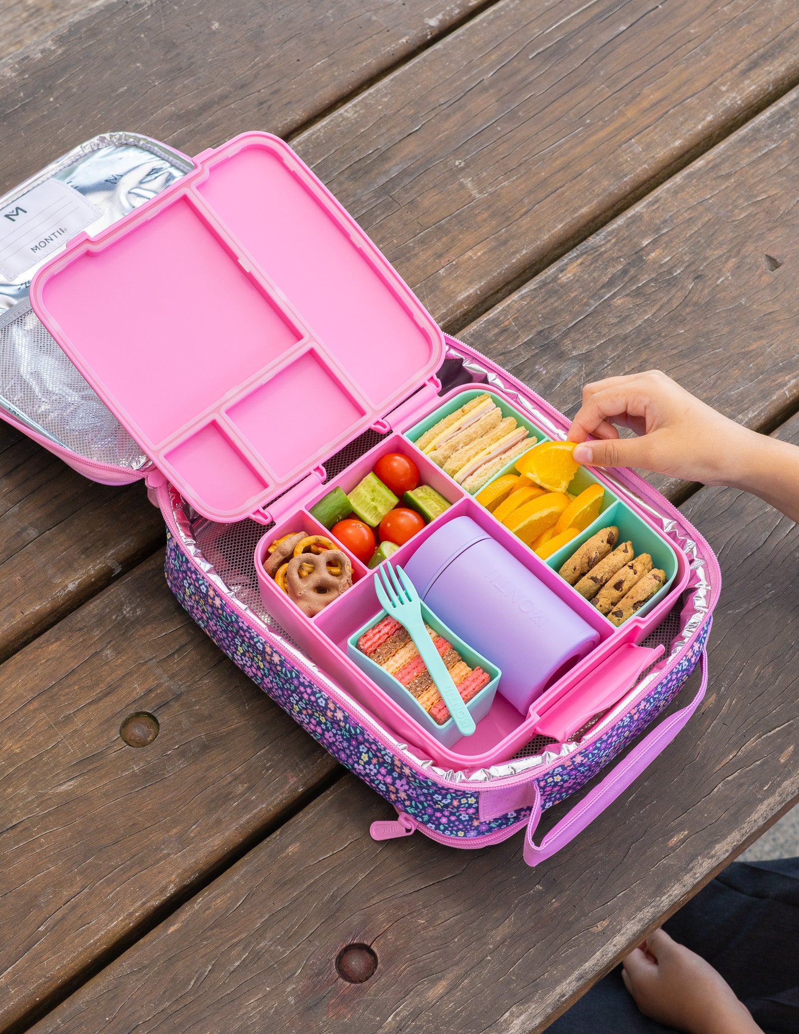 MontiiCo Insulated Snack Pot Cream