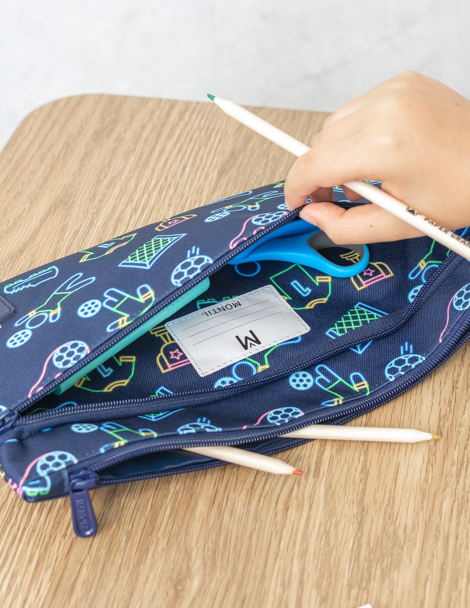 MontiiCo Pencil Case Goal Keeper