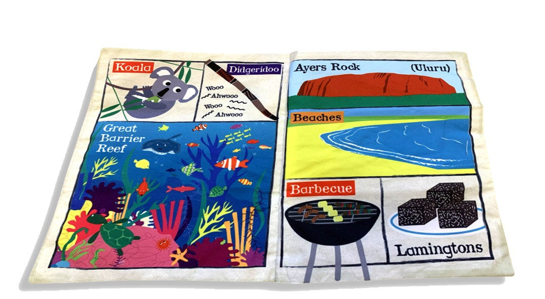 Jo and Nics Crinkly Cloth Book All About Australia