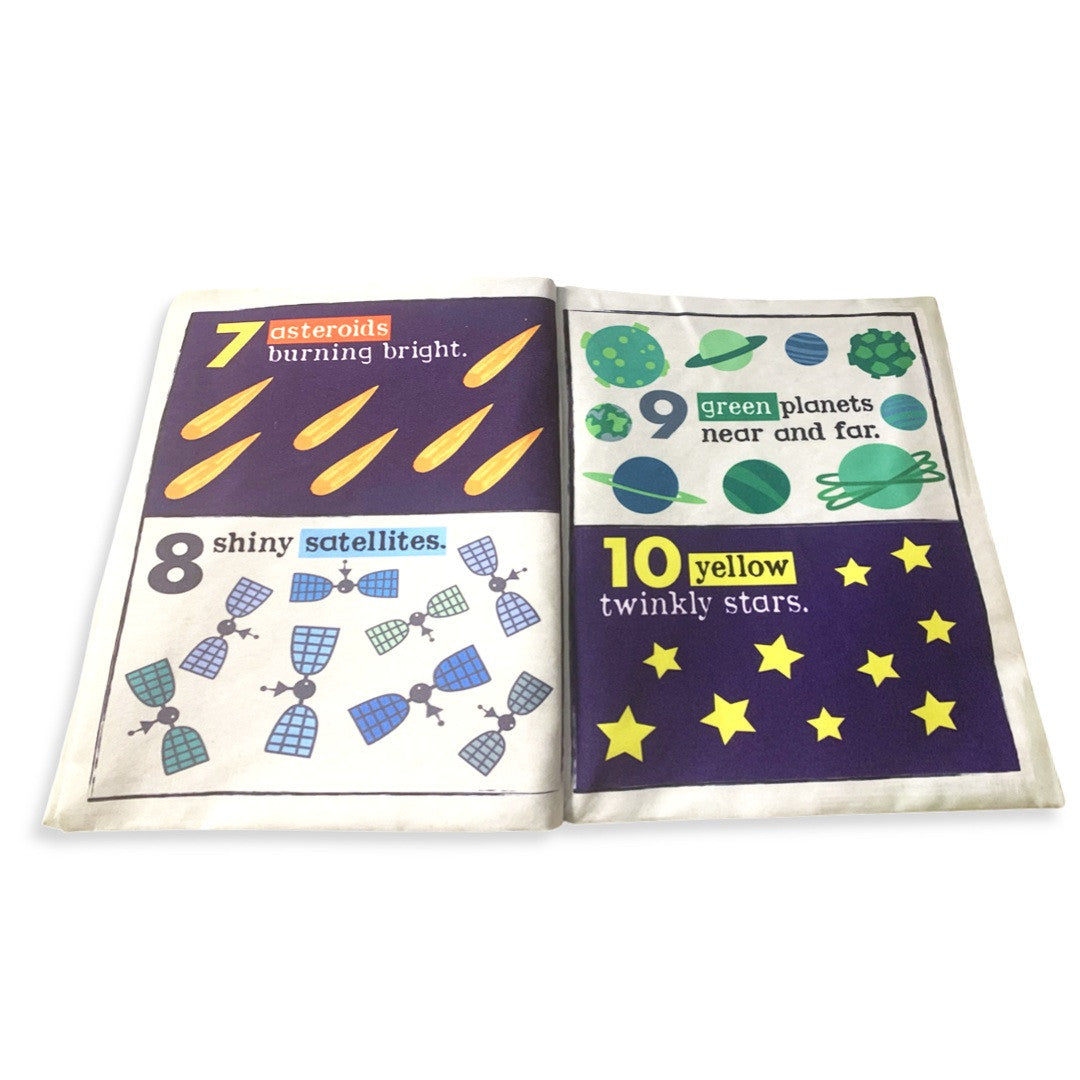Jo and Nics Crinkly Cloth Book Counting in Space