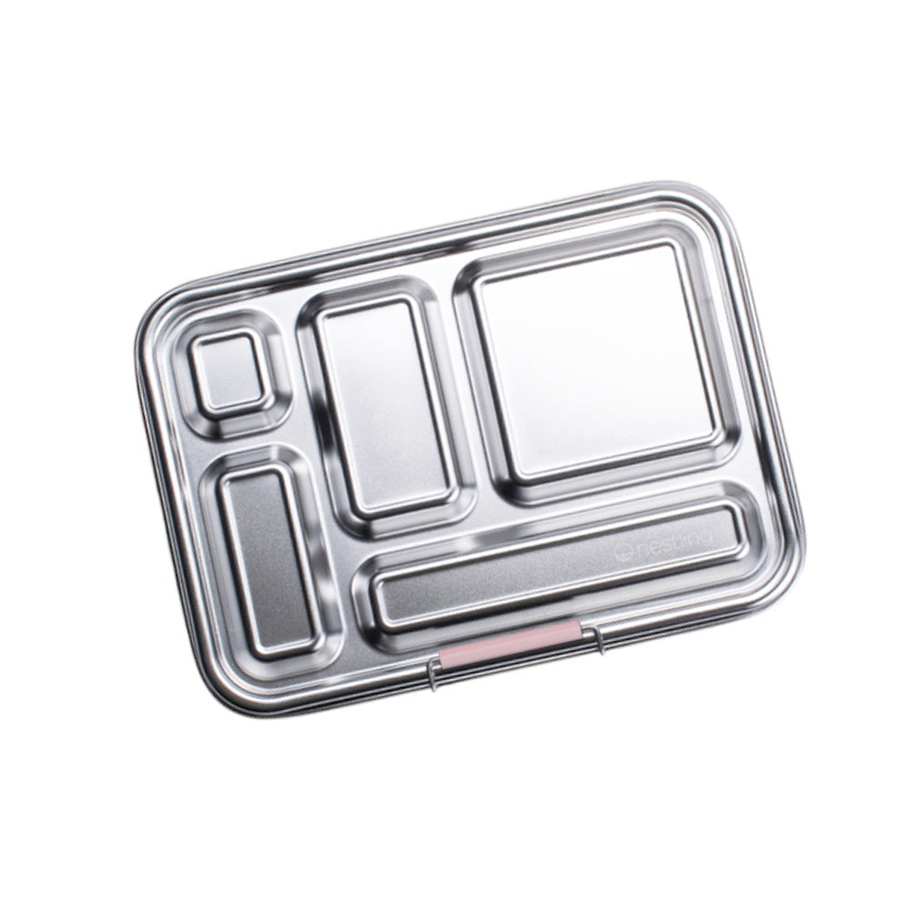 Nestling Stainless Steel Bento Box Dusty Pink