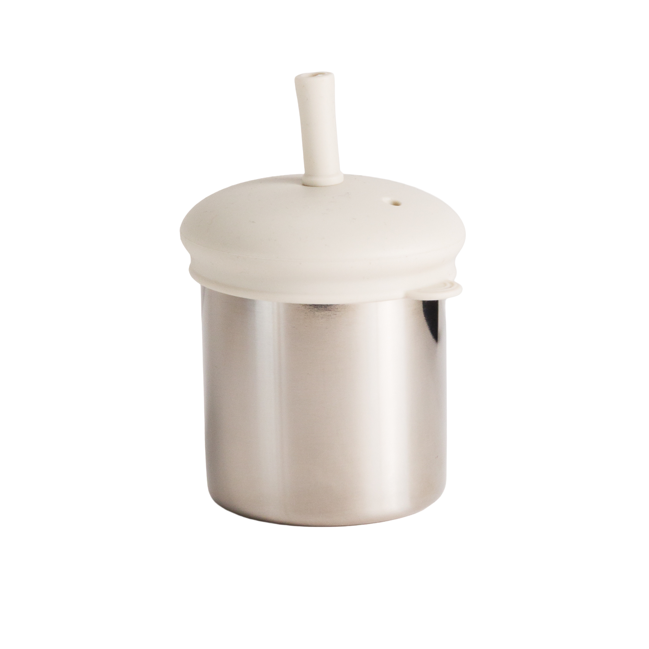 Nestling Stainless Insulated Sip and Straw Cup Oat