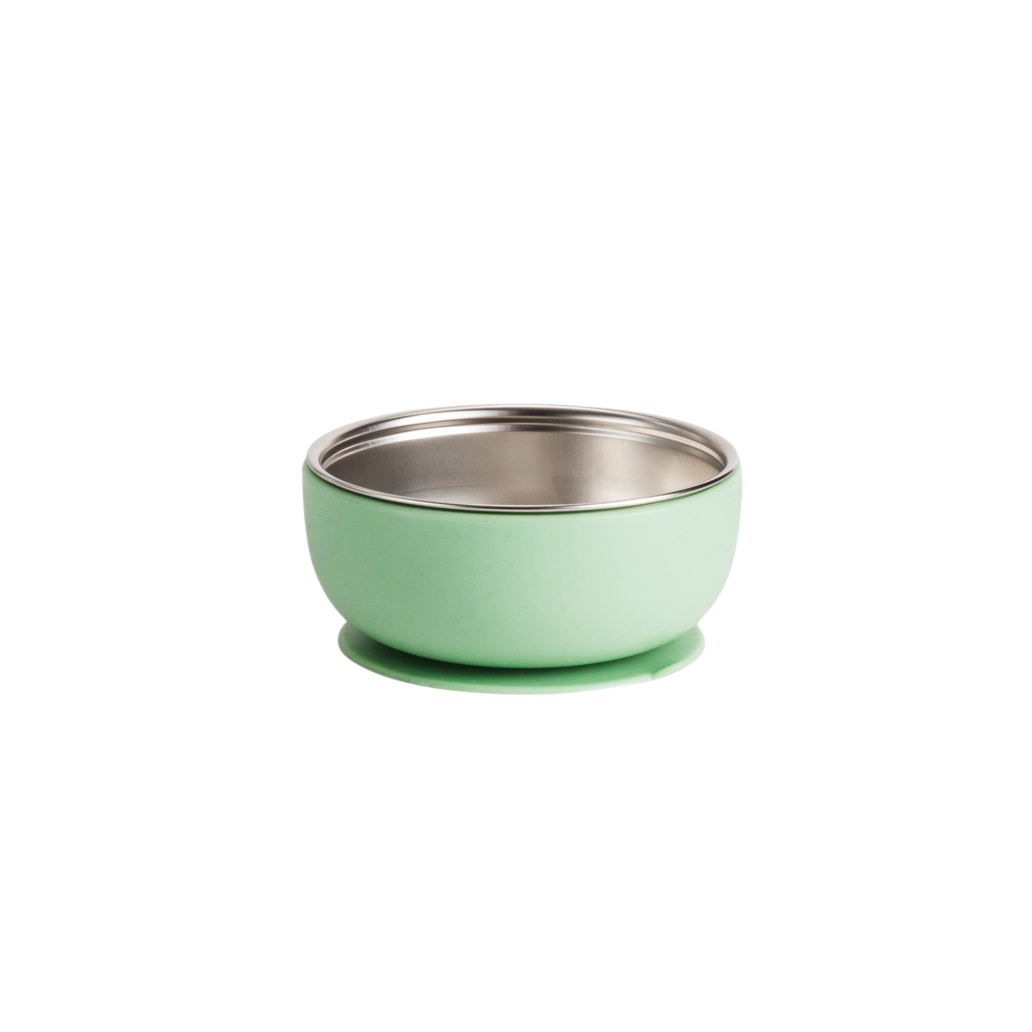 Nestling Stainless Steel Suction Bowl Sage