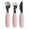 Nestling Toddler Cutlery 3pk Dusty Pink