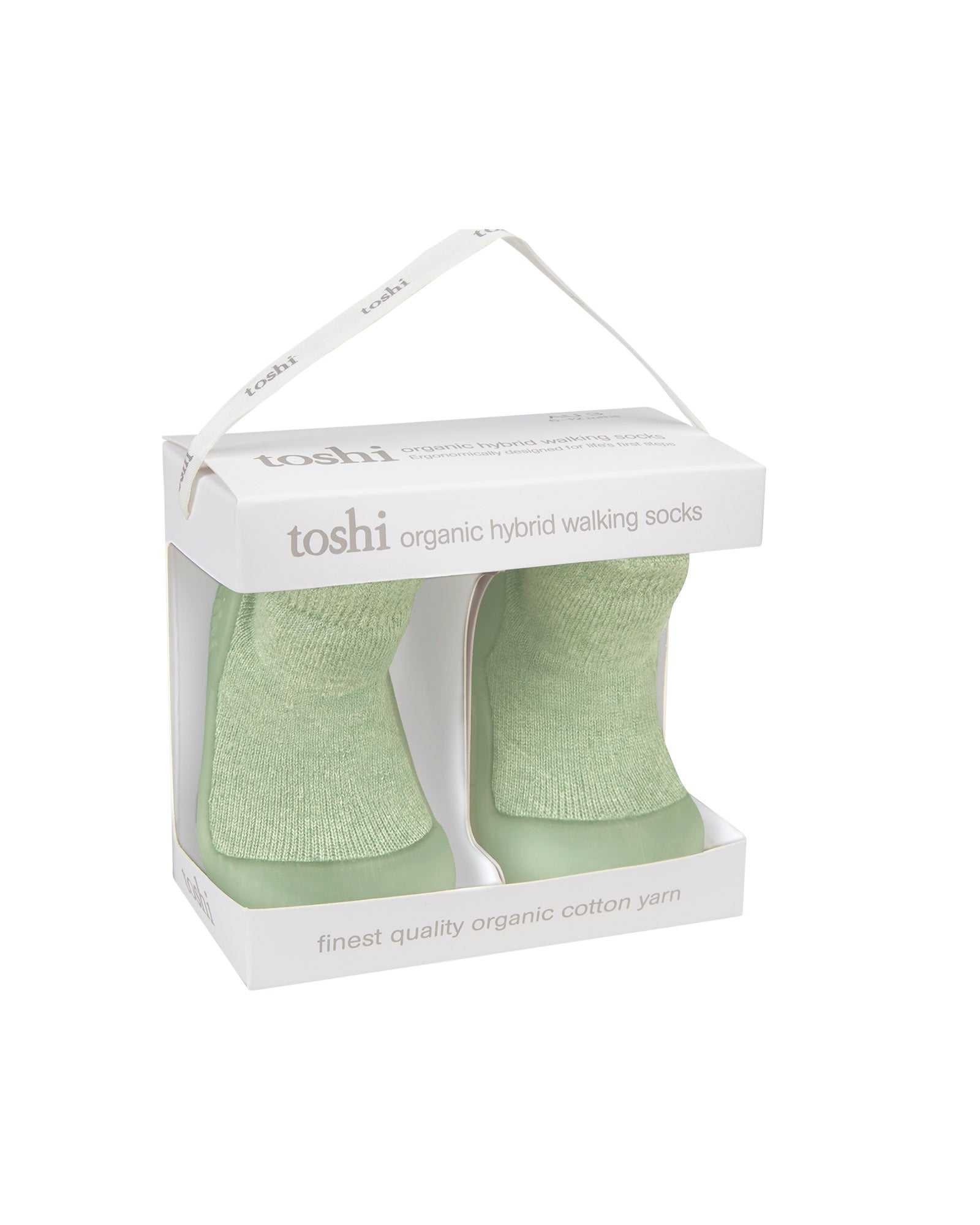 Toshi Organic Hybrid Walking Socks - Matcha