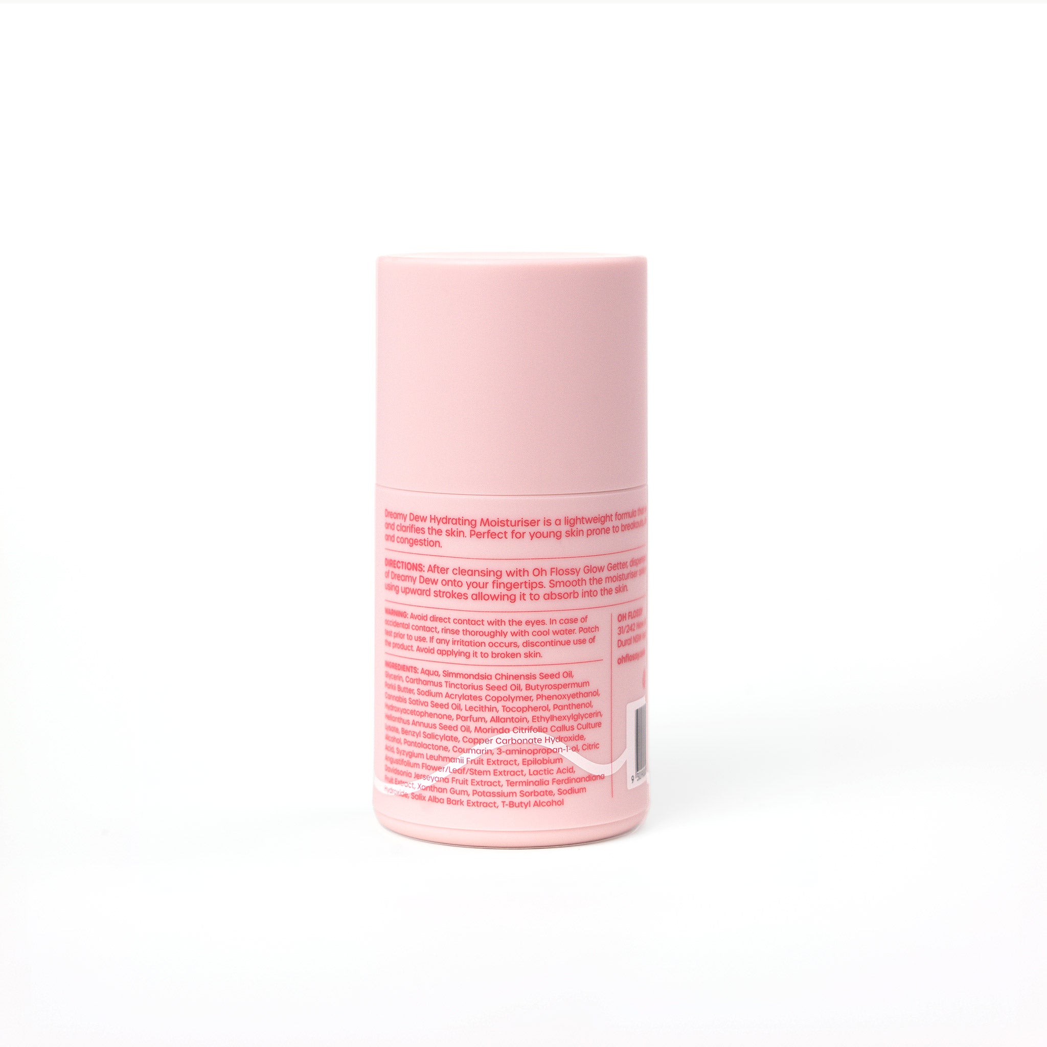 Oh Flossy Skincare Dreamy Dew - Hydrating Moisturiser