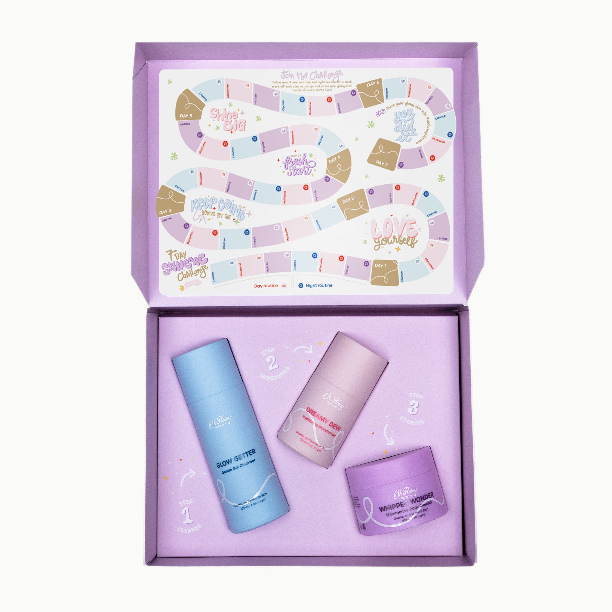 Oh Flossy Skincare Glowing Skin Essentials Kit