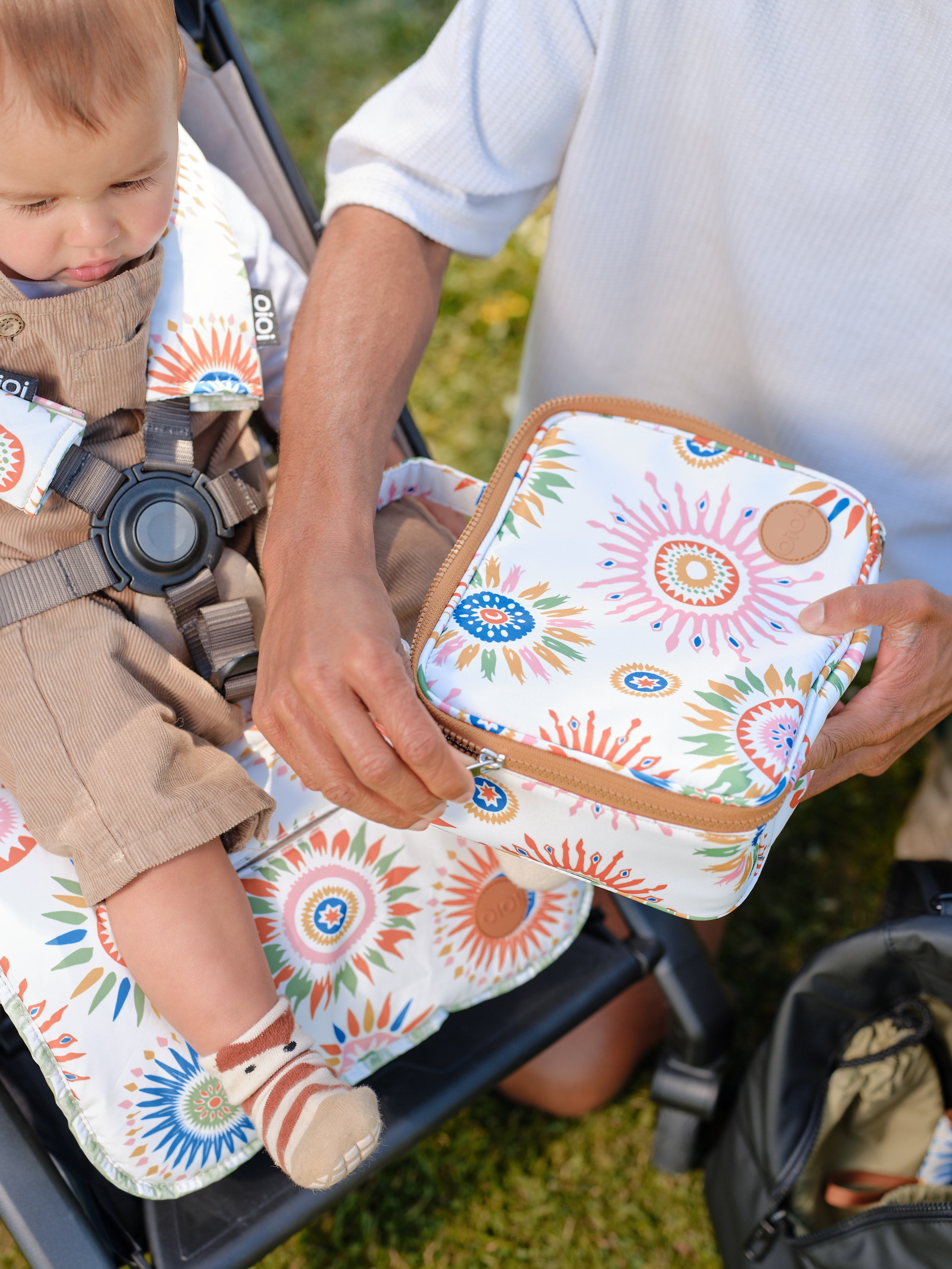 OiOi Mini Insulated Lunch Bag - Sunburst