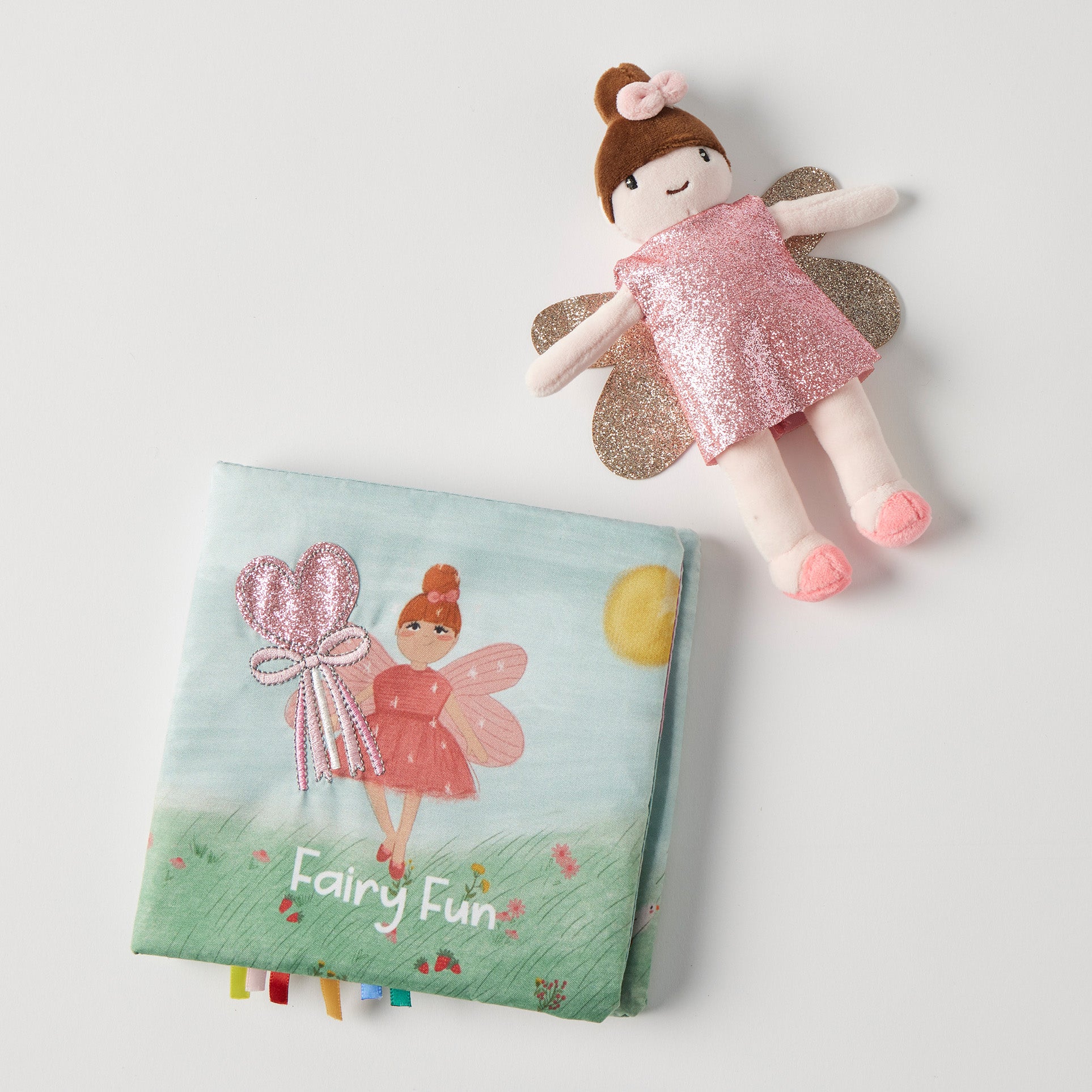 Jiggle & Giggle Fairy Fun Activity Fabric Book & Toy Set
