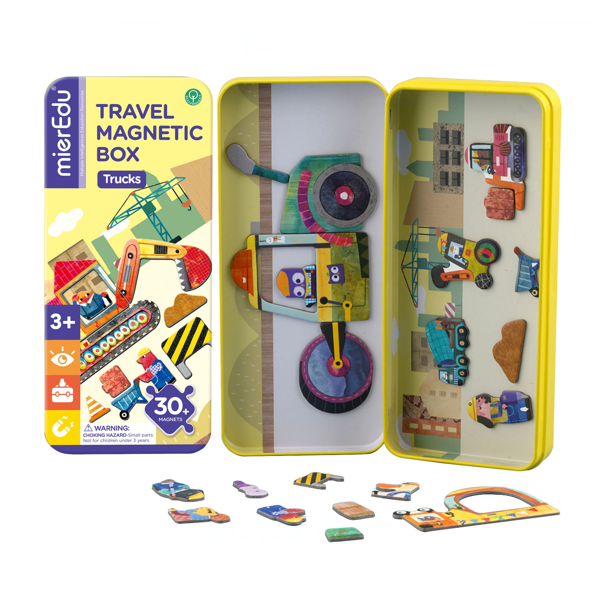 mierEdu Travel Magnetic Box Trucks