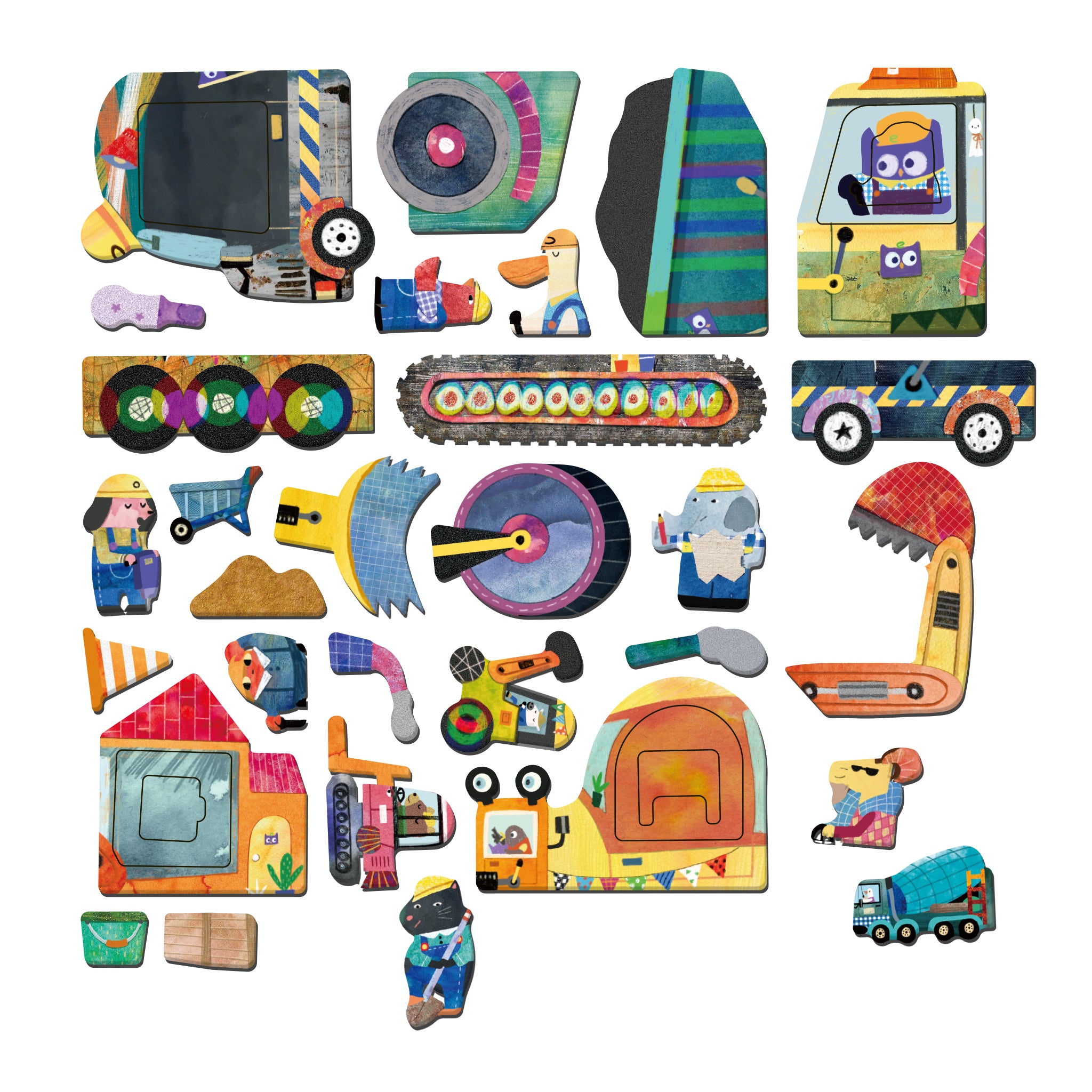mierEdu Travel Magnetic Box Trucks