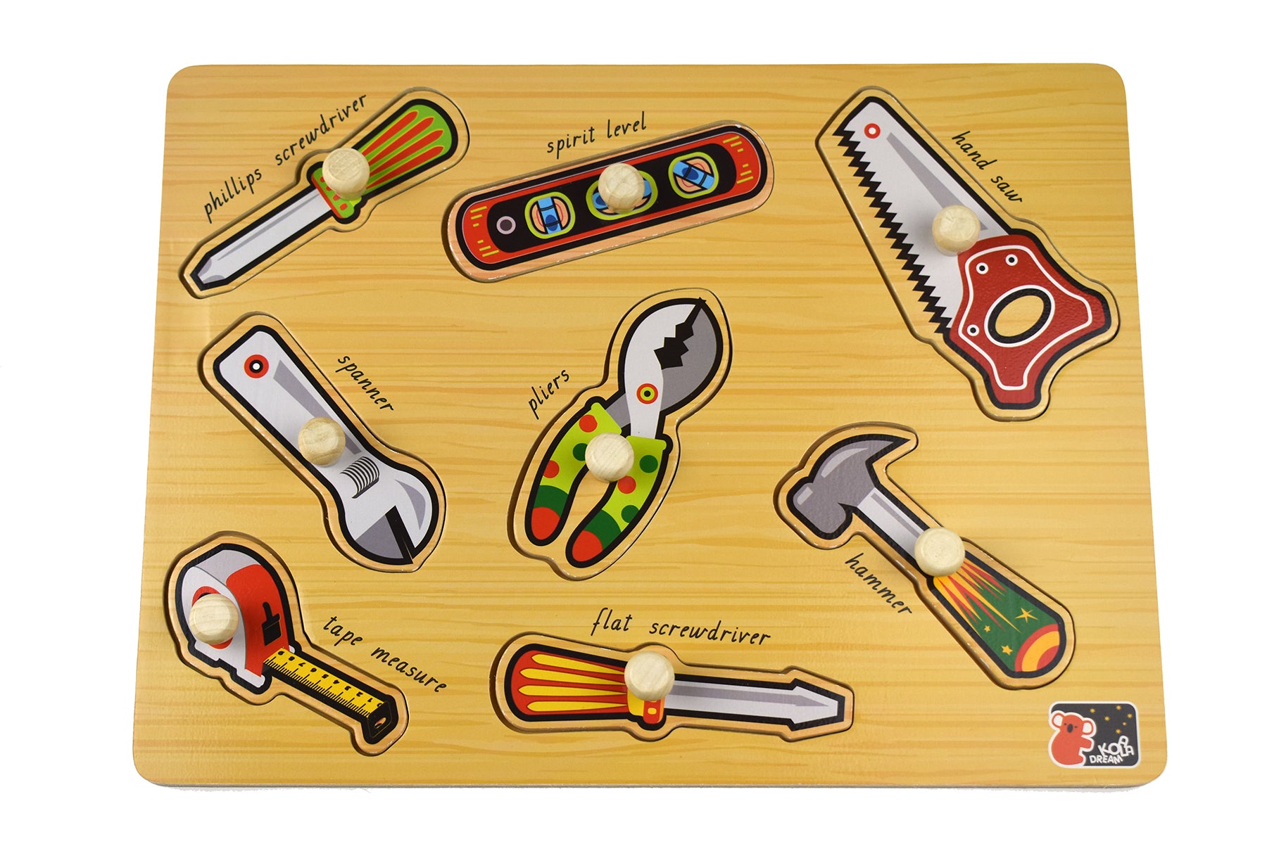 2 in 1 Tools Peg Puzzle