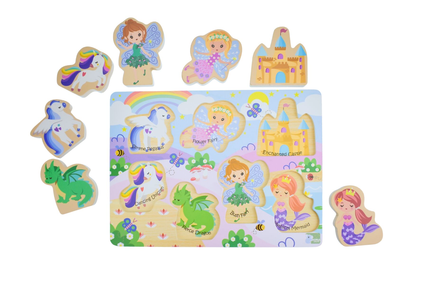 Wooden Chunky Puzzle Fantasy Fairytale