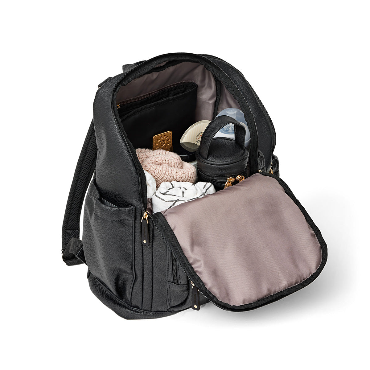 Pretty Brave Chloe Backpack Black Pebbled