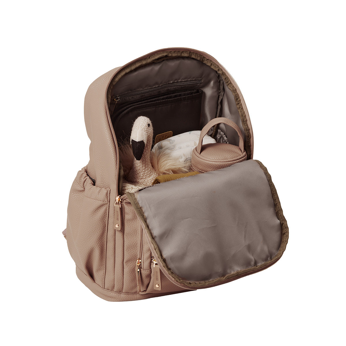 Pretty Brave Chloe Backpack Natural Pebbled