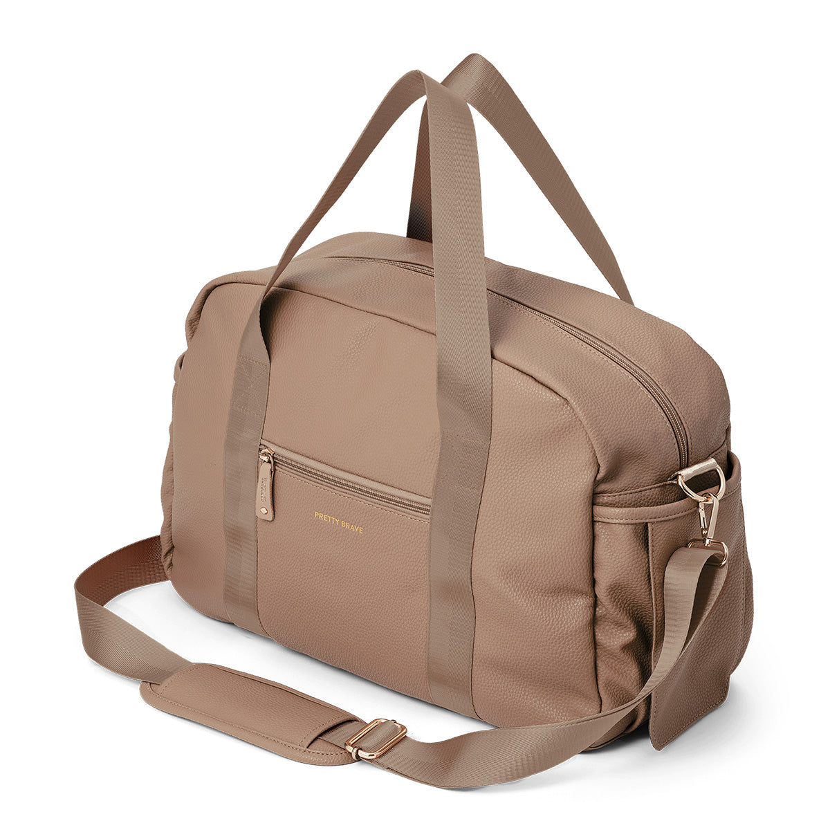Pretty Brave Stella Baby Bag Natural Pebbled
